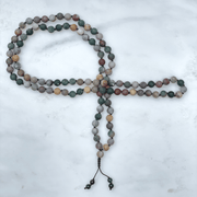 Matte Indian Agate Mala