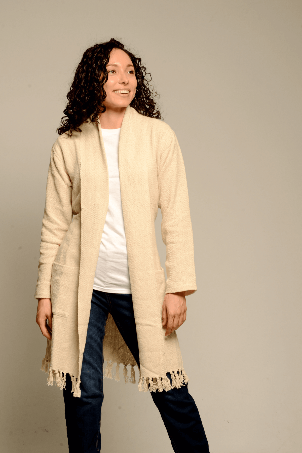 Cd1 longline shop coat